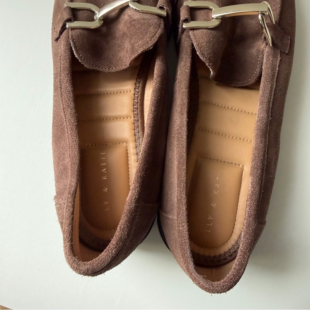 Kelly and Katie Faux Suede Loafers - Picture 4 of 4